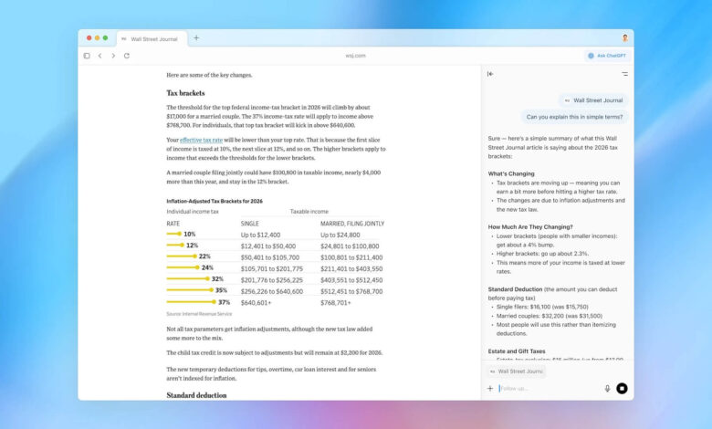 Adeus, Google Chrome? Como é o novo navegador da dona do ChatGPT — e como acessar o Atlas 1 image 9
